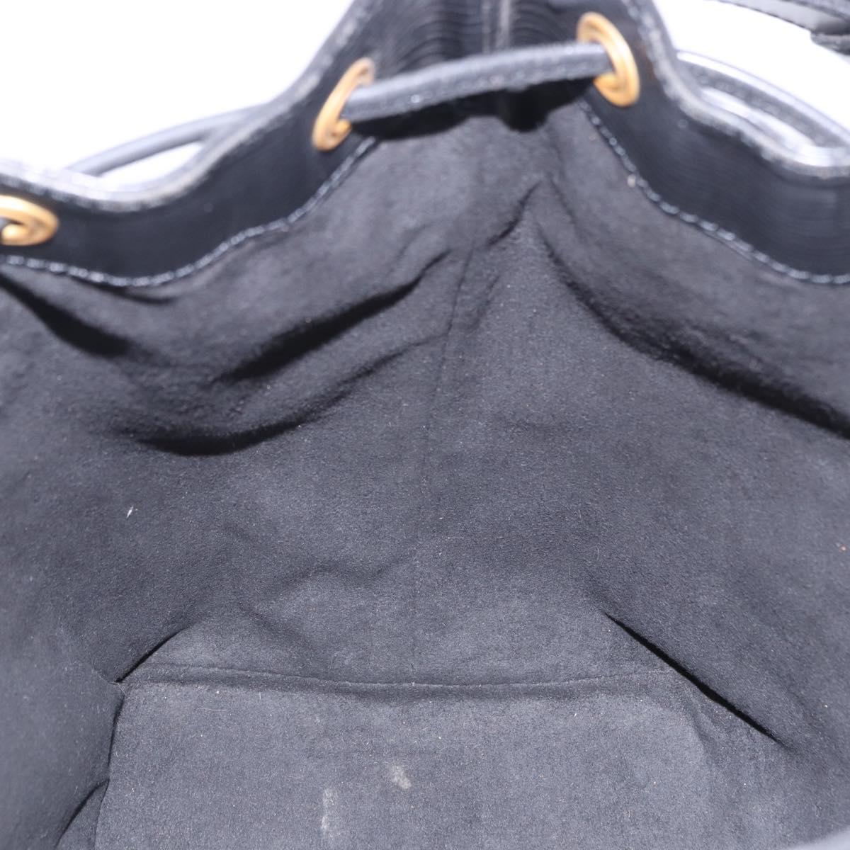 LOUIS VUITTON Epi Petit Noe Shoulder Bag Black M44102 LV Auth 205071A
