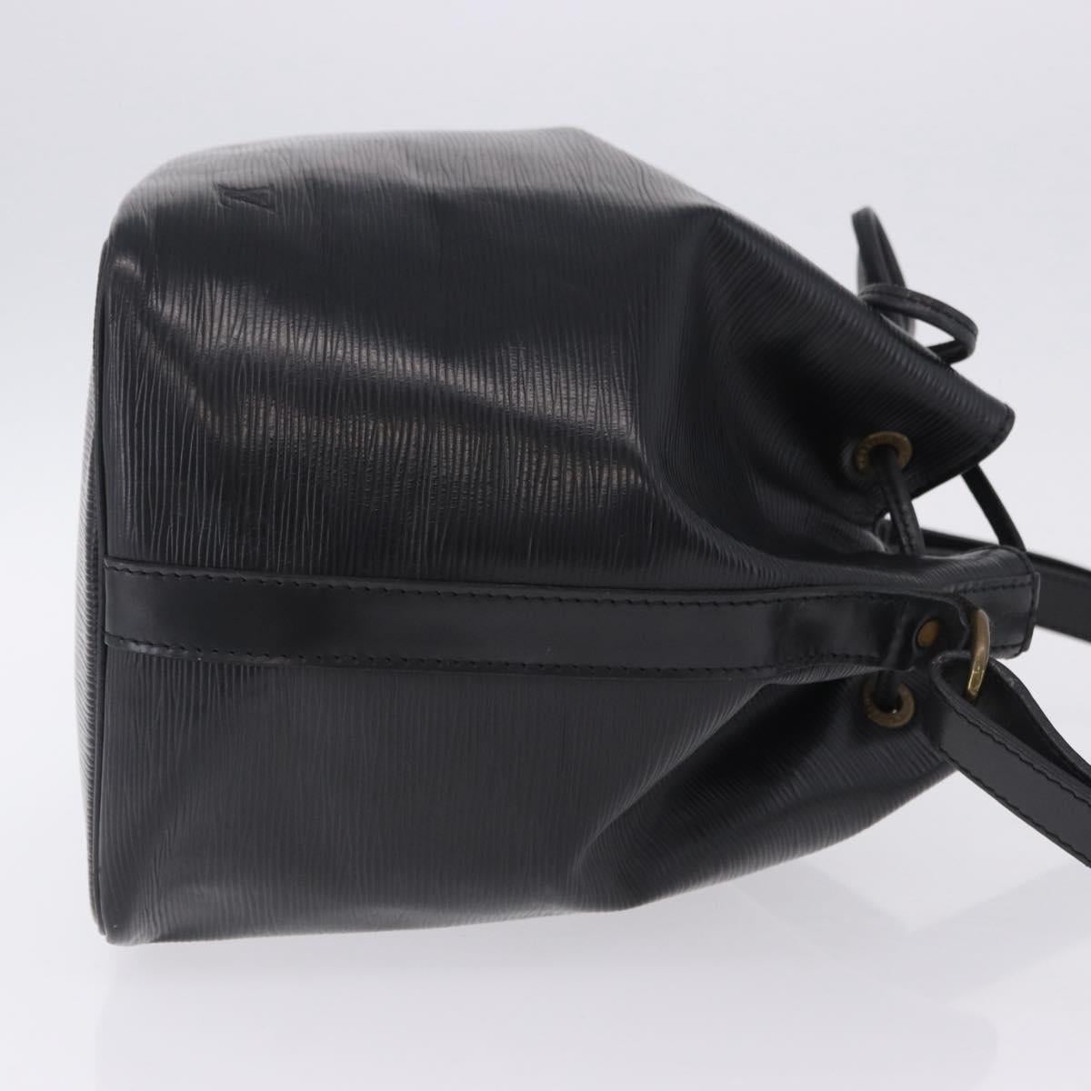 LOUIS VUITTON Epi Petit Noe Shoulder Bag Black M44102 LV Auth 205071A