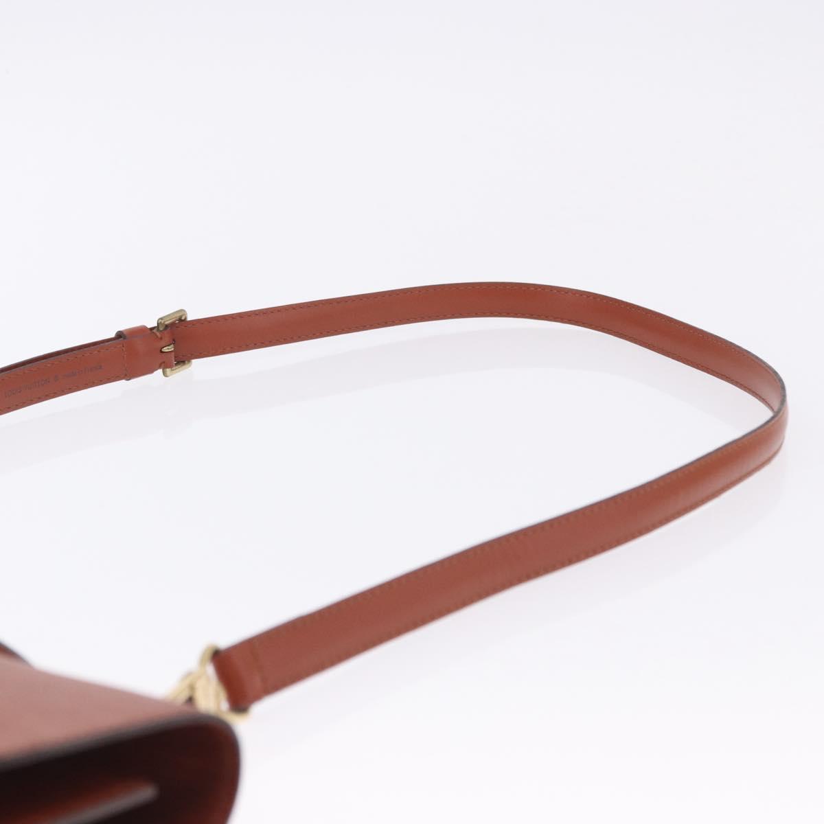 LOUIS VUITTON Epi Monceau 28 Hand Bag Brown M52123 LV Auth 205072V