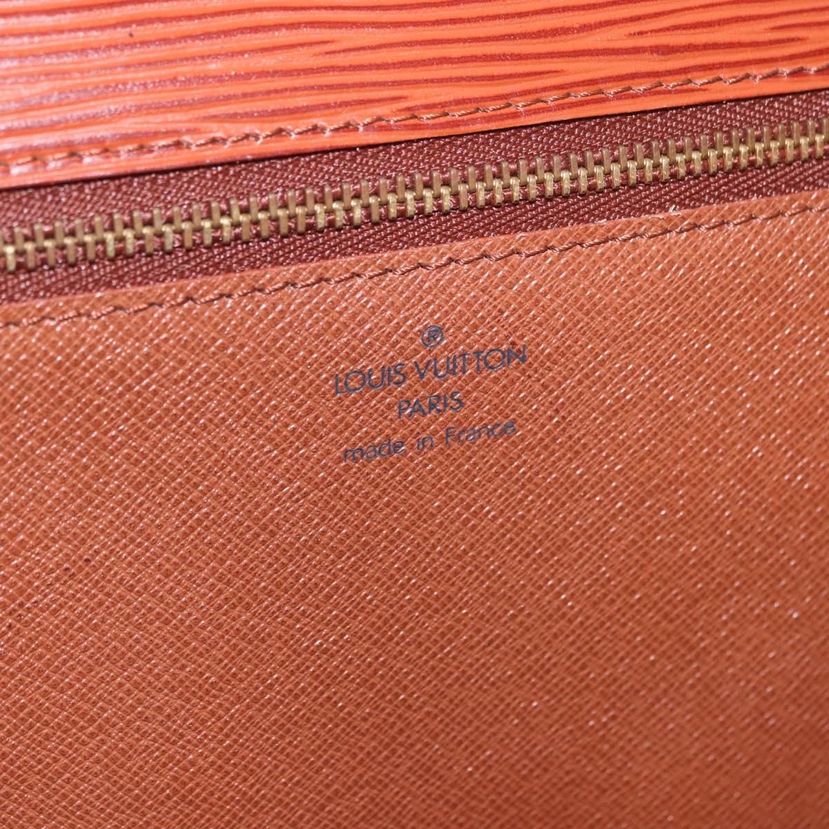 LOUIS VUITTON Epi Monceau 28 Hand Bag Brown M52123 LV Auth 205072V