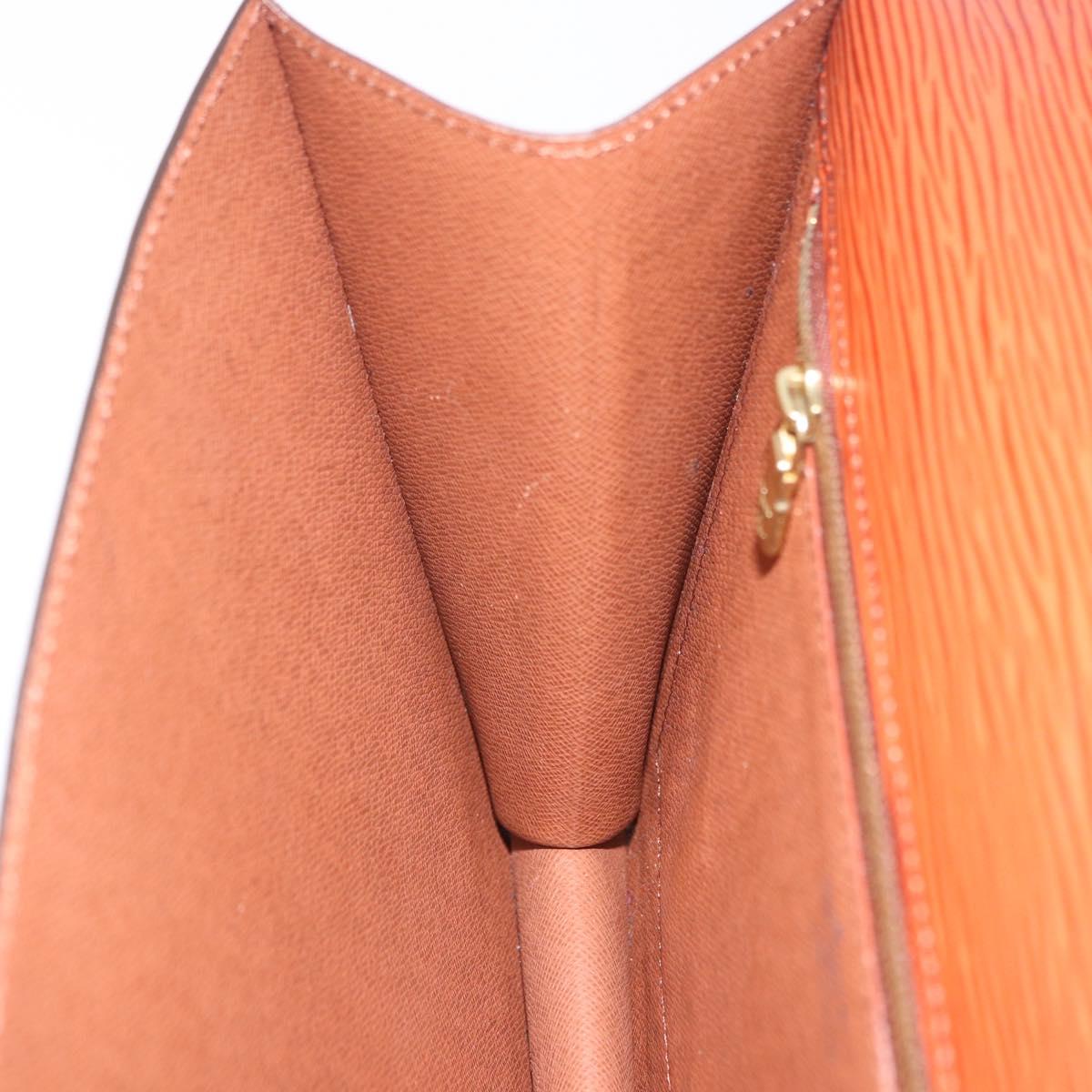 LOUIS VUITTON Epi Monceau 28 Hand Bag Brown M52123 LV Auth 205072V