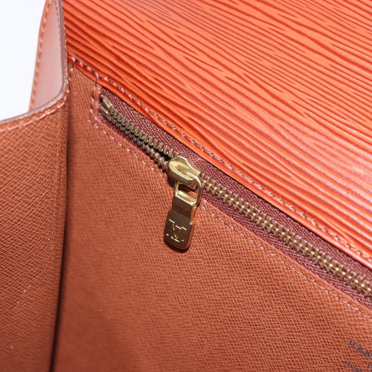 LOUIS VUITTON Epi Monceau 28 Hand Bag Brown M52123 LV Auth 205072V
