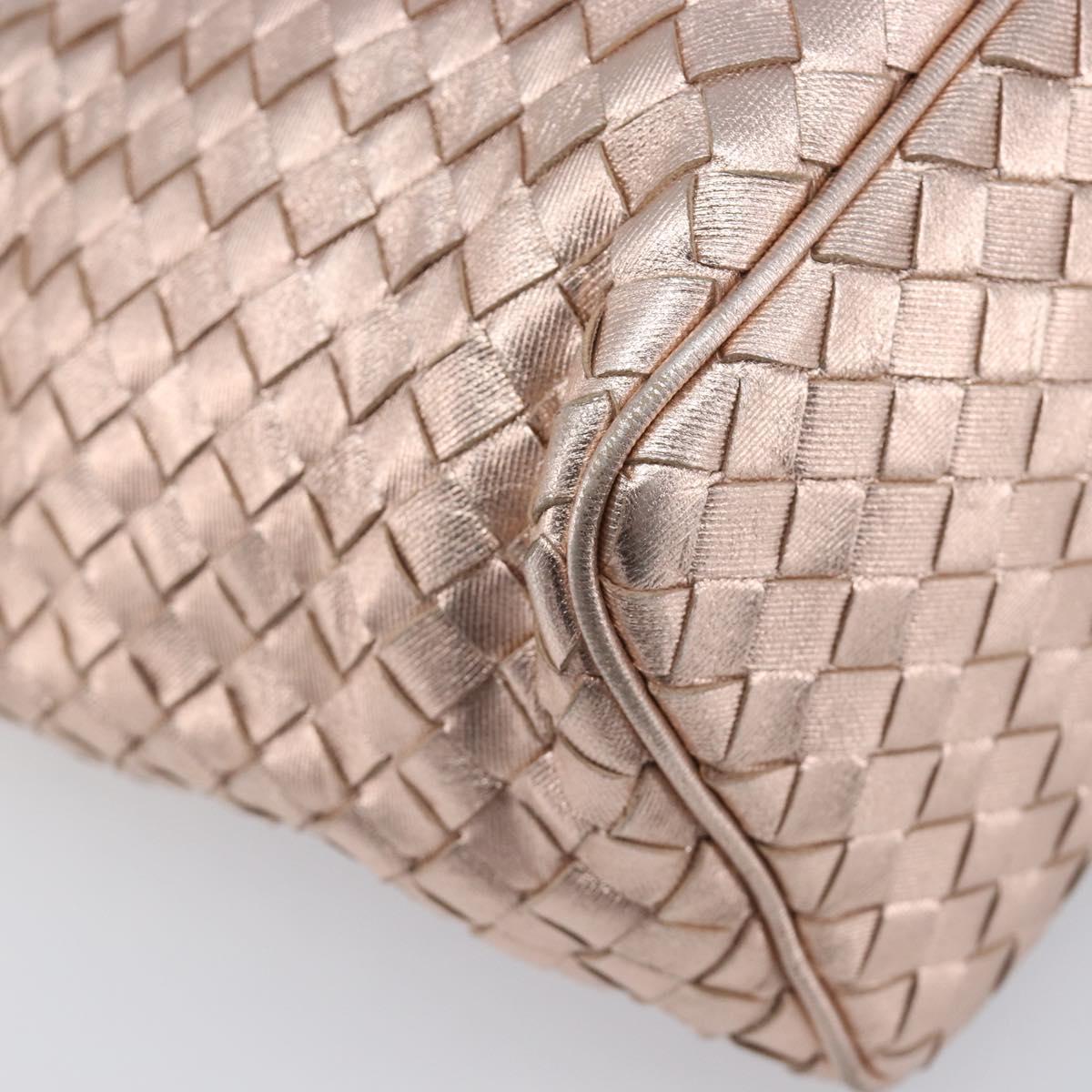 BOTTEGA VENETA INTRECCIATO Hand Bag Leather Pink Auth 205077V