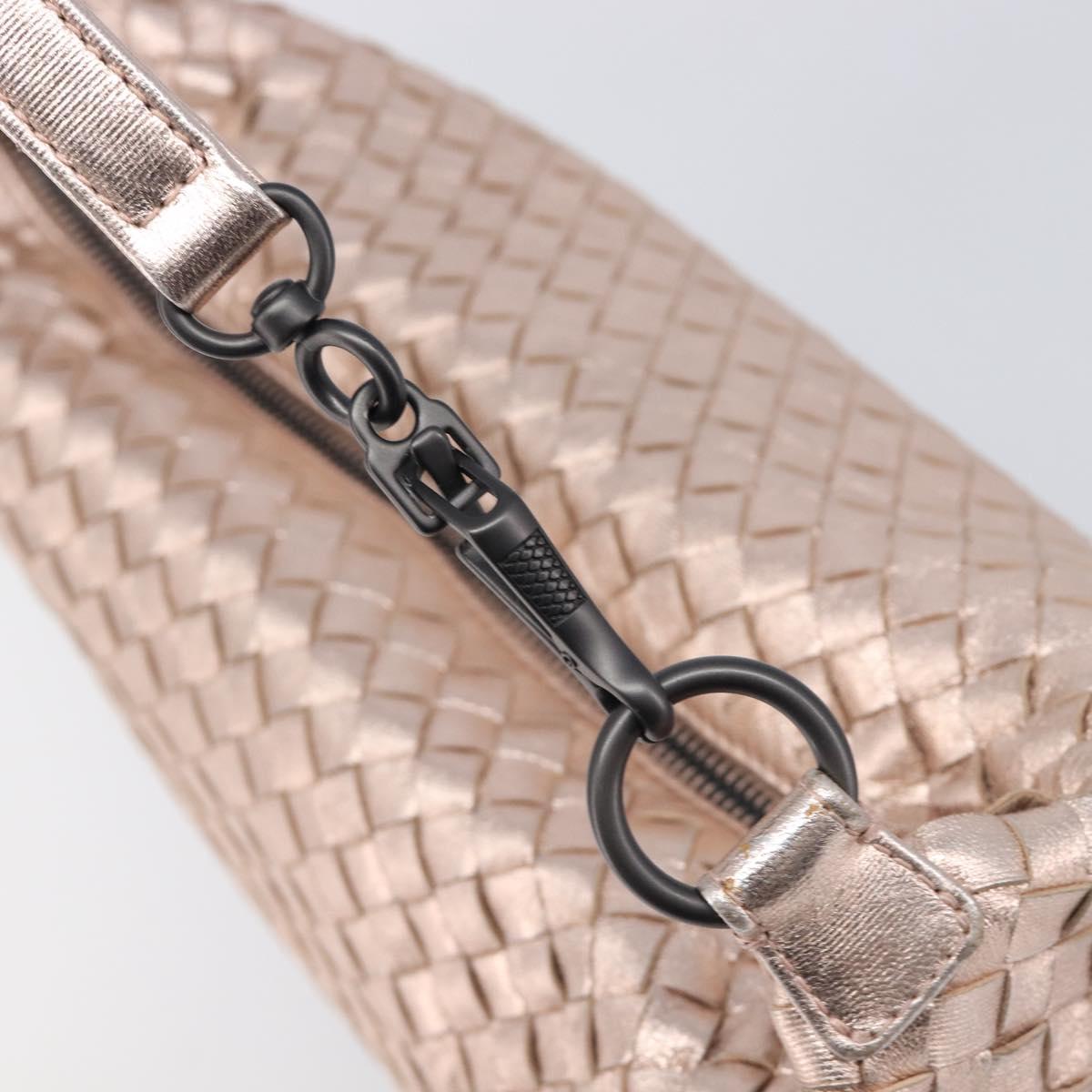 BOTTEGA VENETA INTRECCIATO Hand Bag Leather Pink Auth 205077V