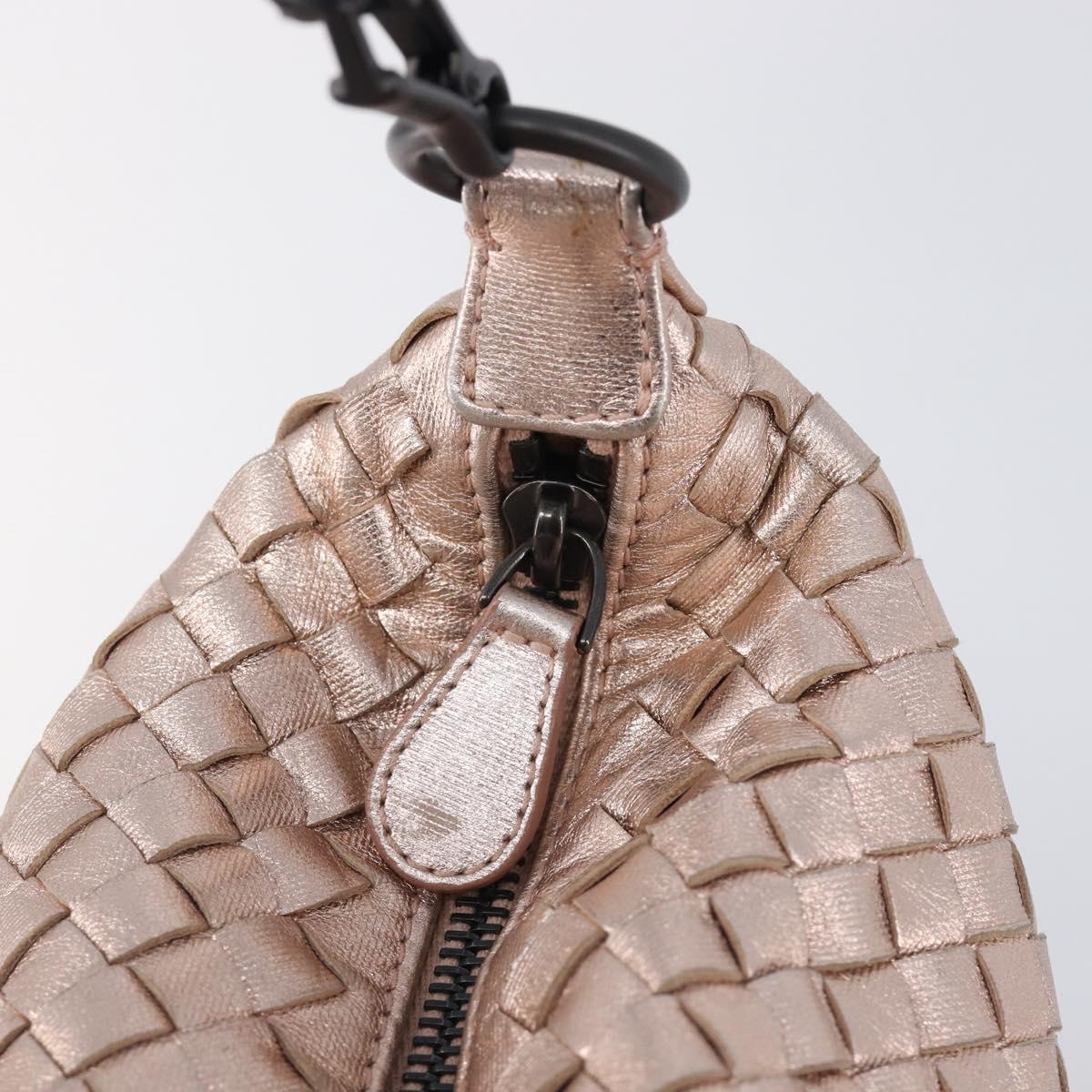 BOTTEGA VENETA INTRECCIATO Hand Bag Leather Pink Auth 205077V