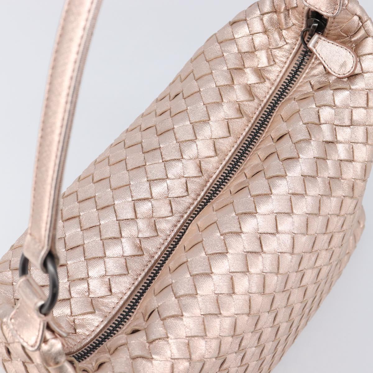 BOTTEGA VENETA INTRECCIATO Hand Bag Leather Pink Auth 205077V