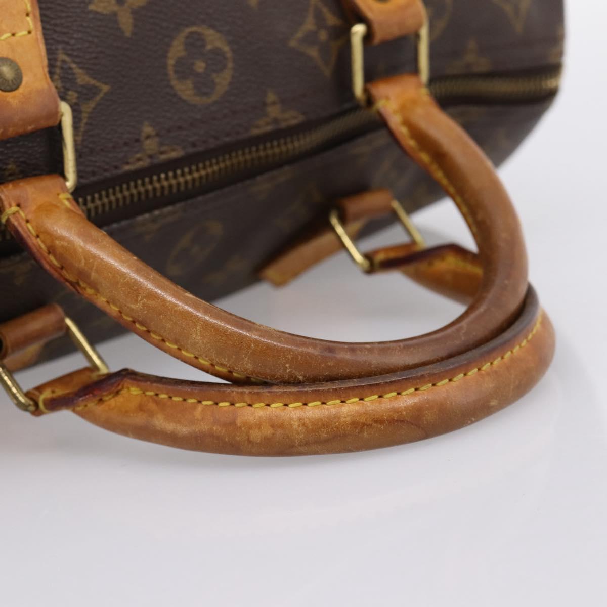 LOUIS VUITTON Monogram Speedy 30 Hand Bag M41526 LV Auth 205078