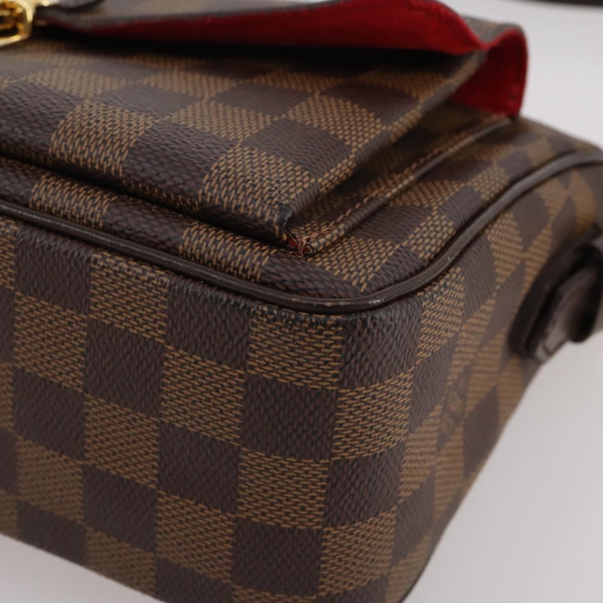 LOUIS VUITTON Damier Ebene Ravello PM Shoulder Bag N60007 LV Auth 205080V