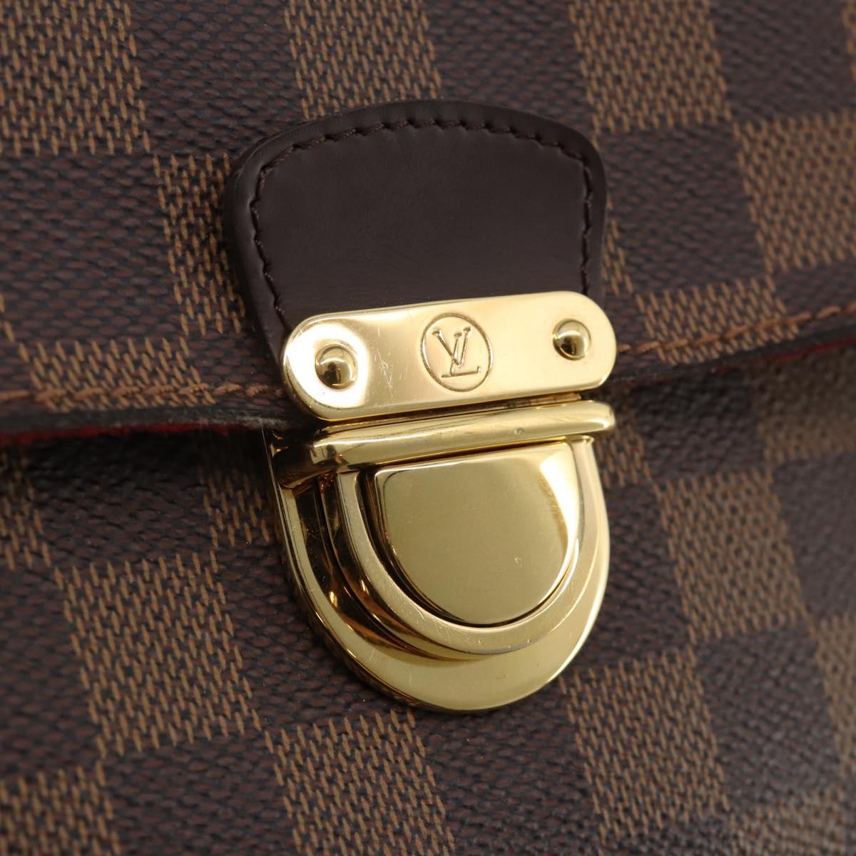 LOUIS VUITTON Damier Ebene Ravello PM Shoulder Bag N60007 LV Auth 205080V