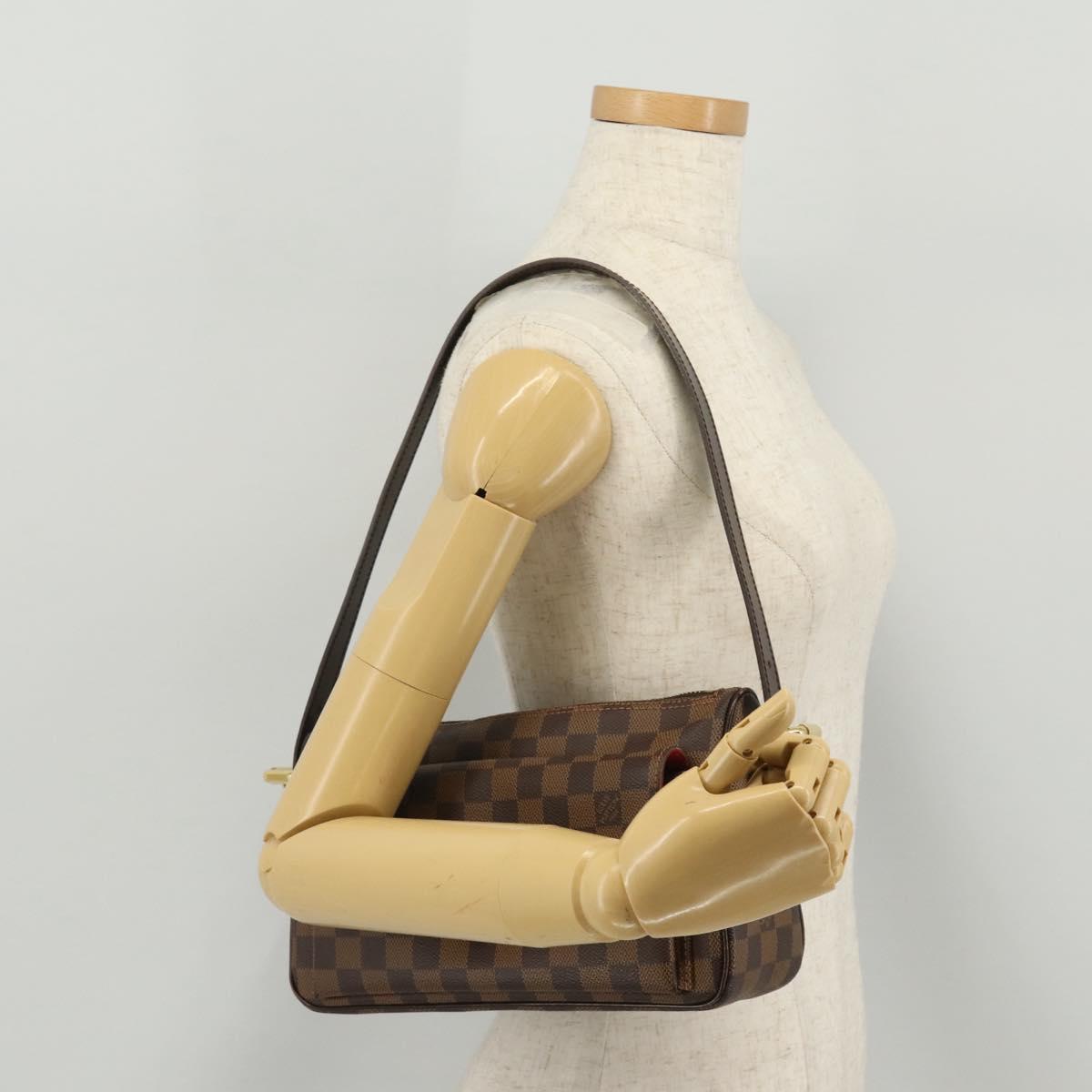 LOUIS VUITTON Damier Ebene Ravello PM Shoulder Bag N60007 LV Auth 205080V