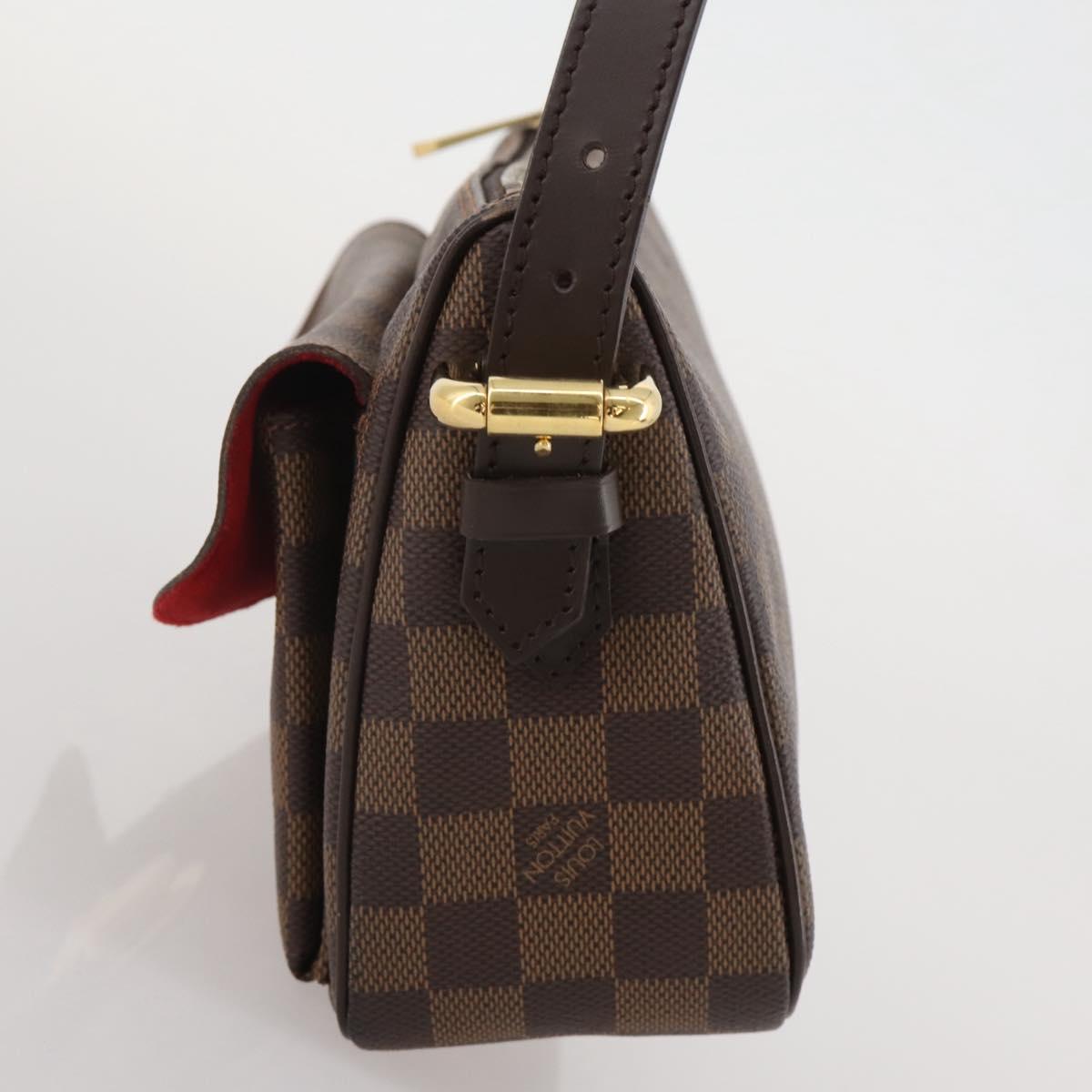 LOUIS VUITTON Damier Ebene Ravello PM Shoulder Bag N60007 LV Auth 205080V