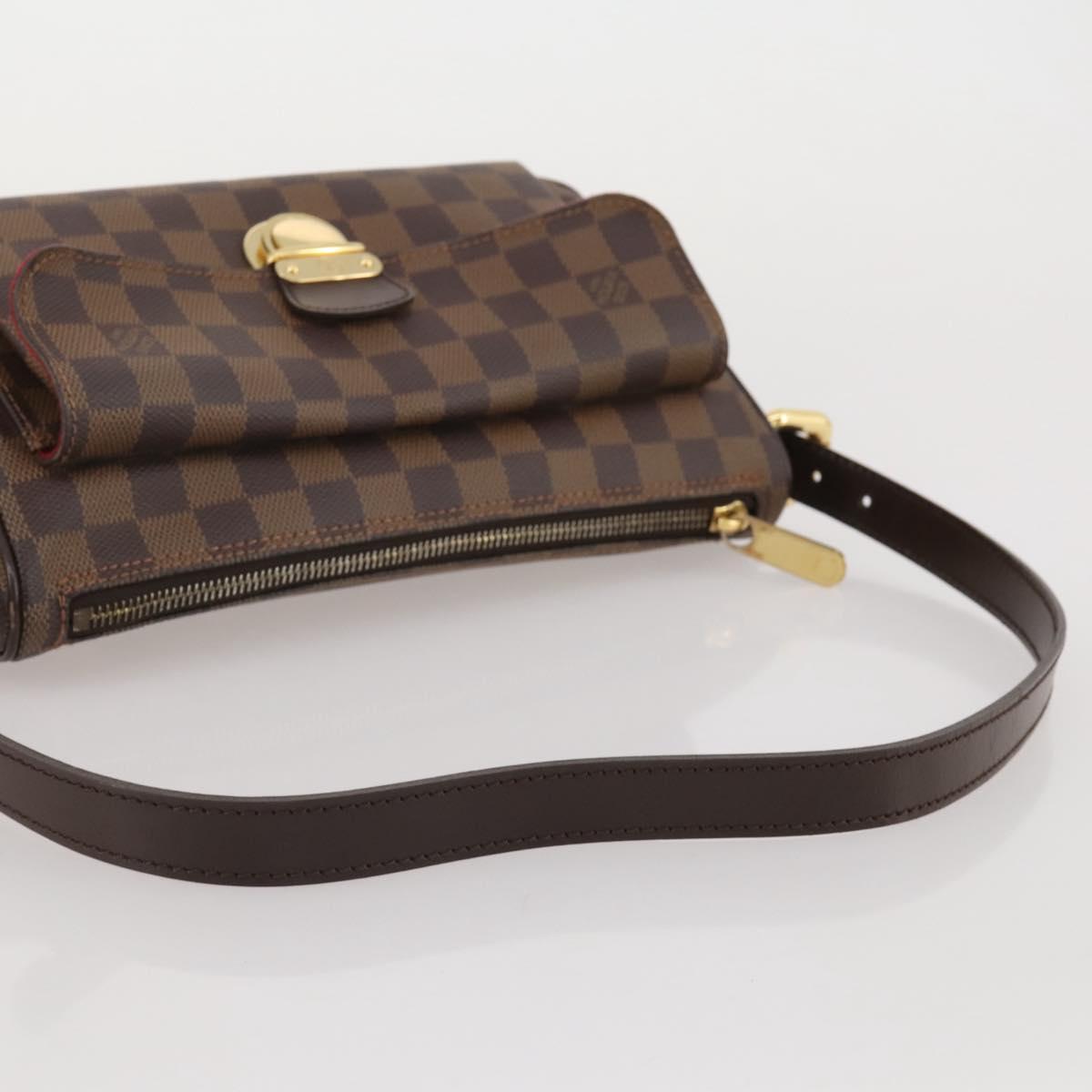 LOUIS VUITTON Damier Ebene Ravello PM Shoulder Bag N60007 LV Auth 205080V