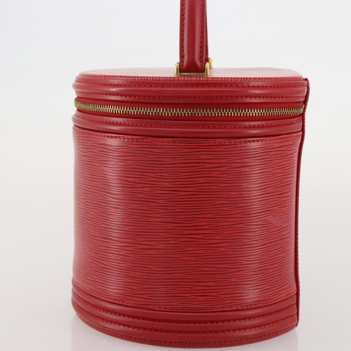 LOUIS VUITTON Epi Cannes Hand Bag Red M48037 LV Auth 205082V