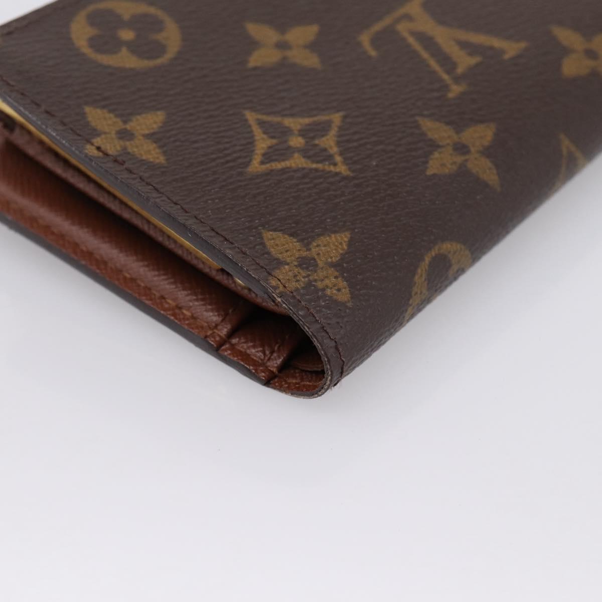 LOUIS VUITTON Porte Monnaie Billets Viennois Wallet M61663 LV Auth 205086V