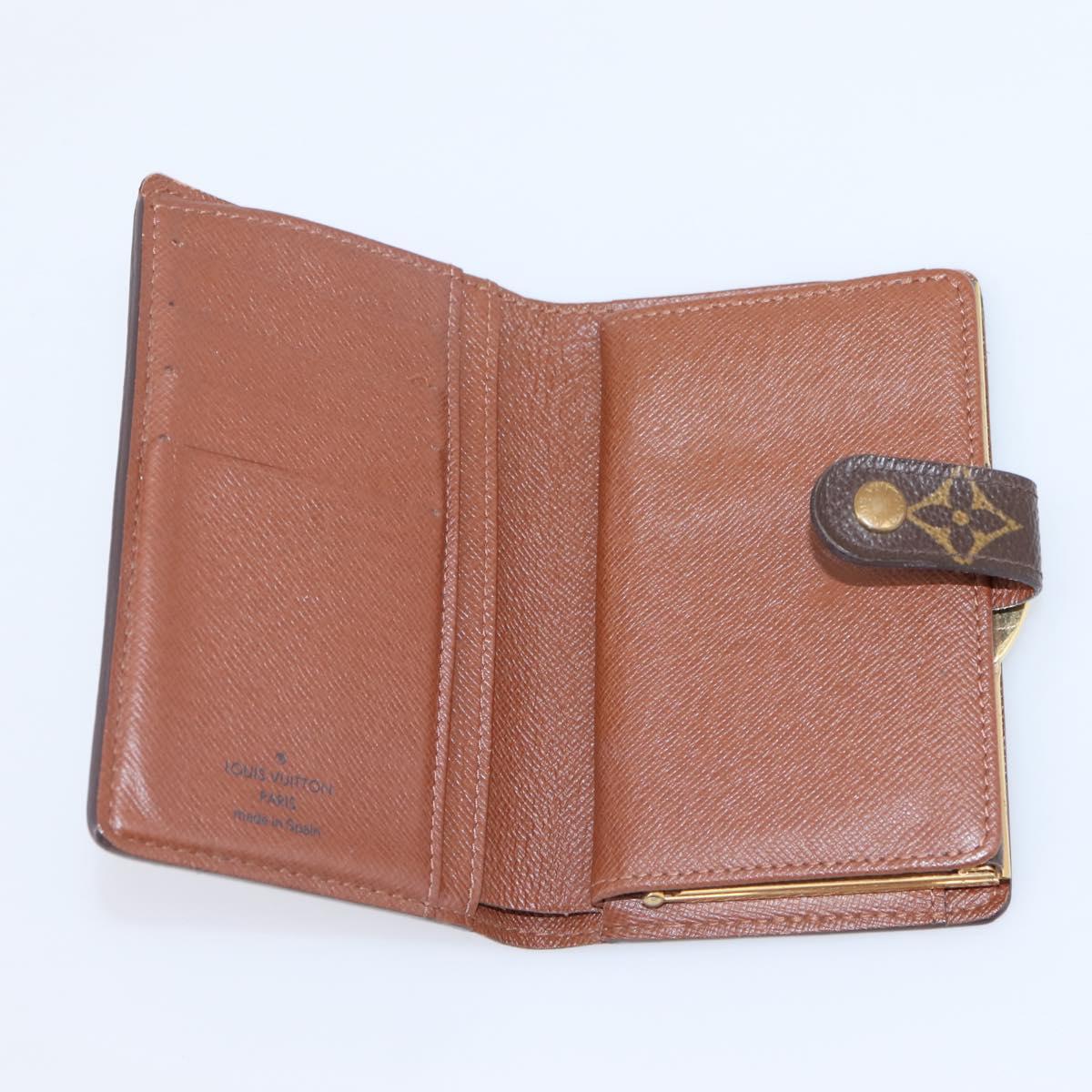 LOUIS VUITTON Porte Monnaie Billets Viennois Wallet M61663 LV Auth 205086V