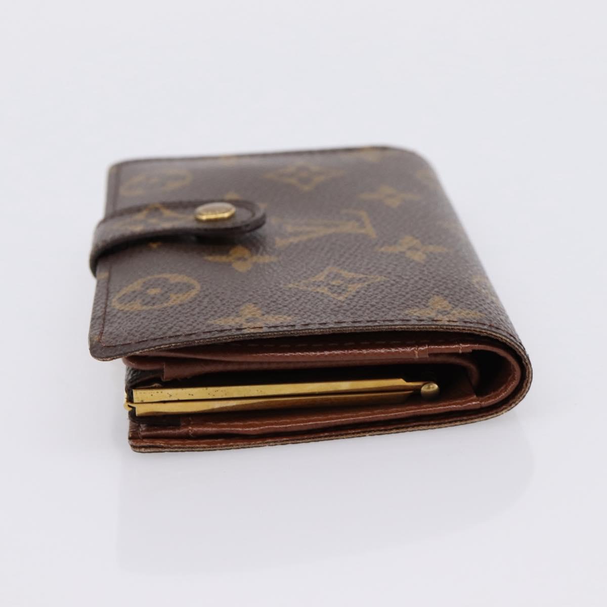 LOUIS VUITTON Porte Monnaie Billets Viennois Wallet M61663 LV Auth 205086V