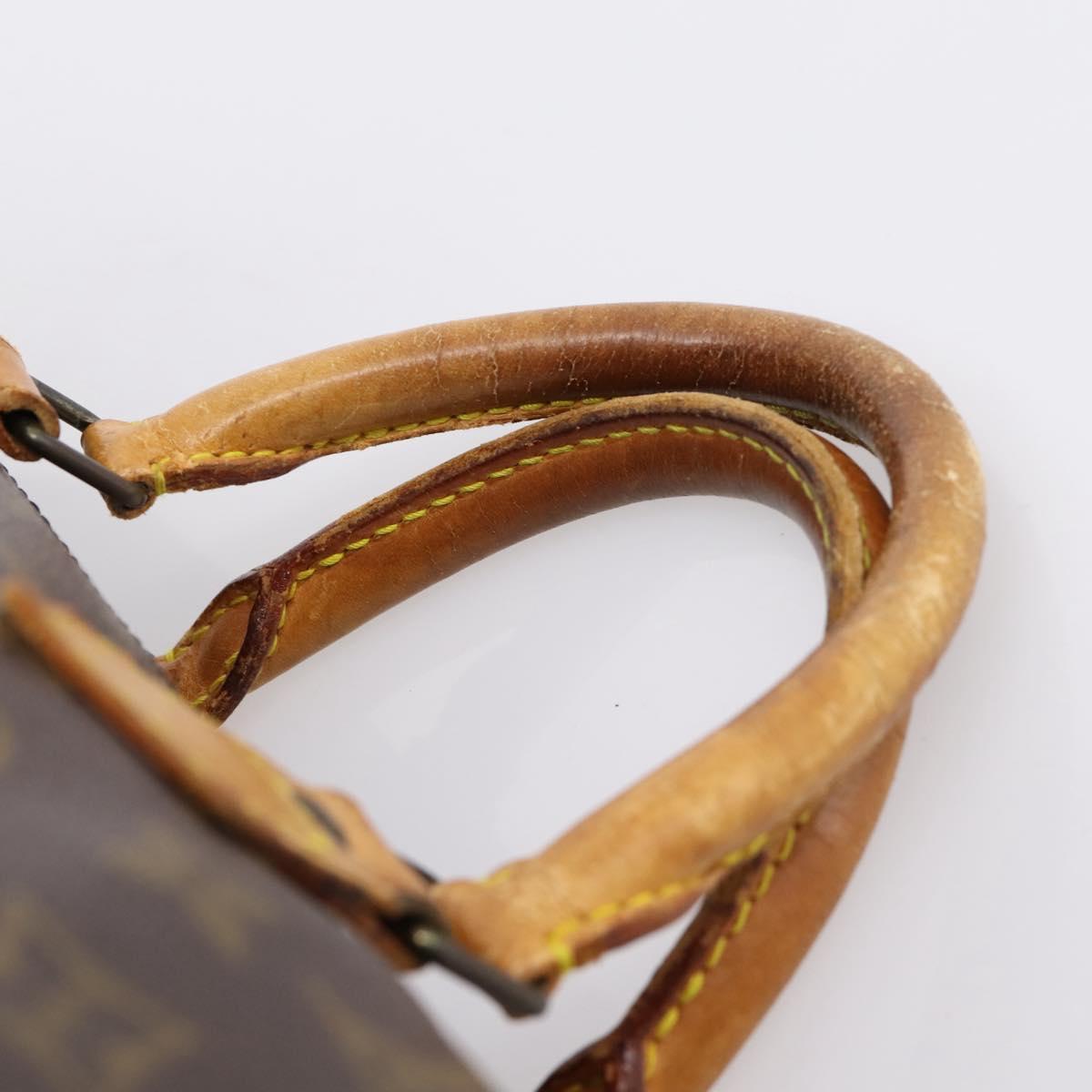 LOUIS VUITTON Monogram Speedy 35 Hand Bag M41524 LV Auth 205090