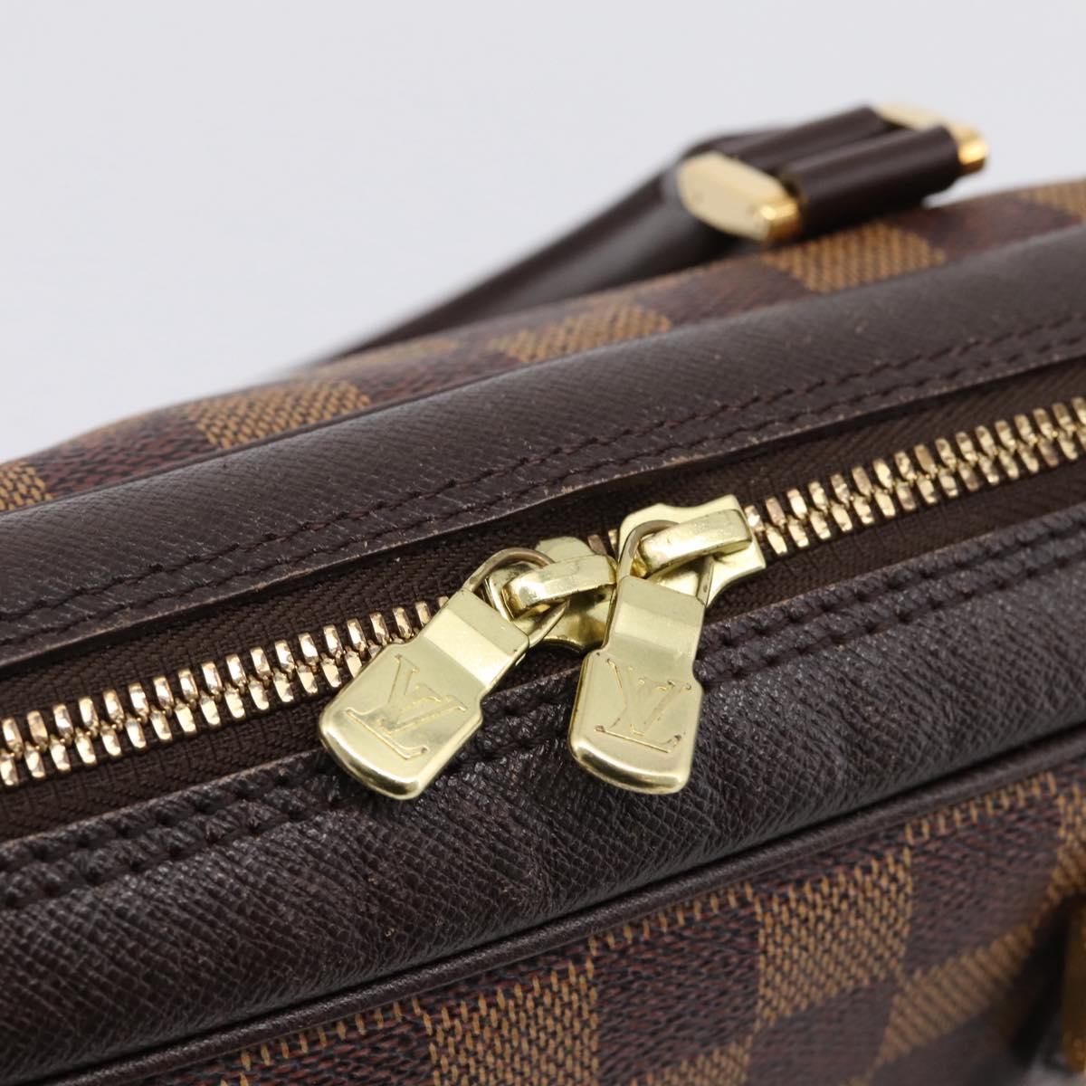 LOUIS VUITTON Damier Ebene Brera Hand Bag N51150 LV Auth 205091V