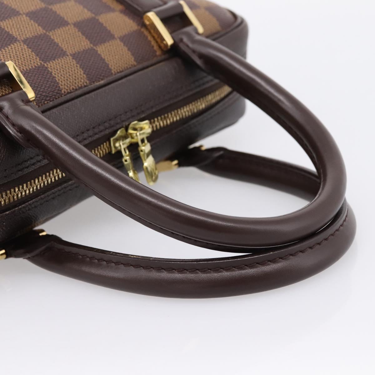 LOUIS VUITTON Damier Ebene Brera Hand Bag N51150 LV Auth 205091V