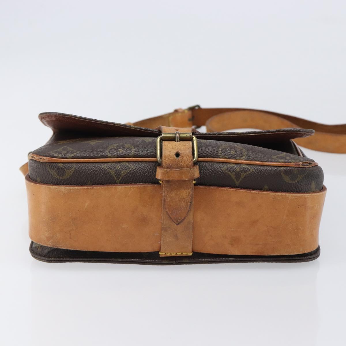 LOUIS VUITTON Monogram Cartouchiere MM Shoulder Bag M51253 LV Auth 205100