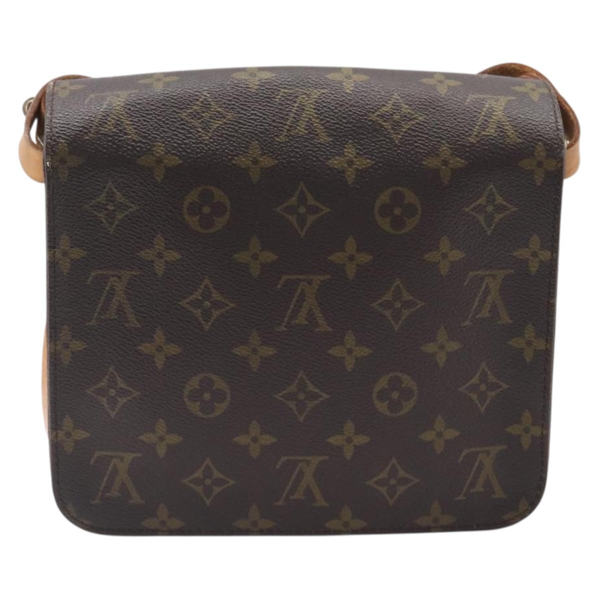 LOUIS VUITTON Monogram Cartouchiere MM Shoulder Bag M51253 LV Auth 205100