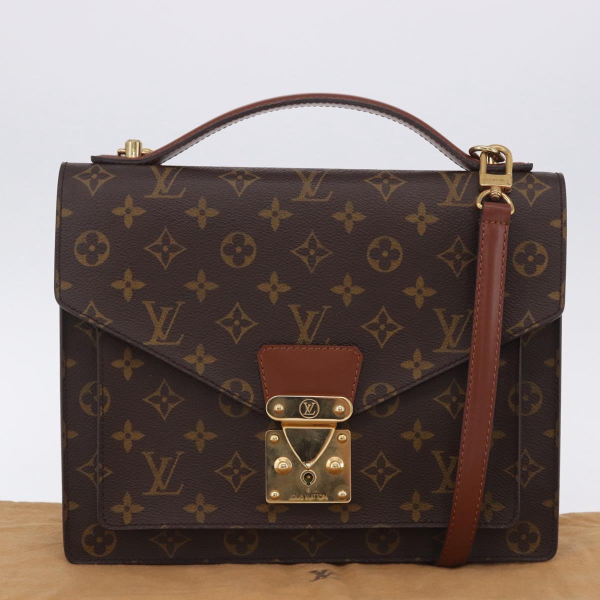 LOUIS VUITTON Monogram Monceau 28 Hand Bag M51185 LV Auth 205110V