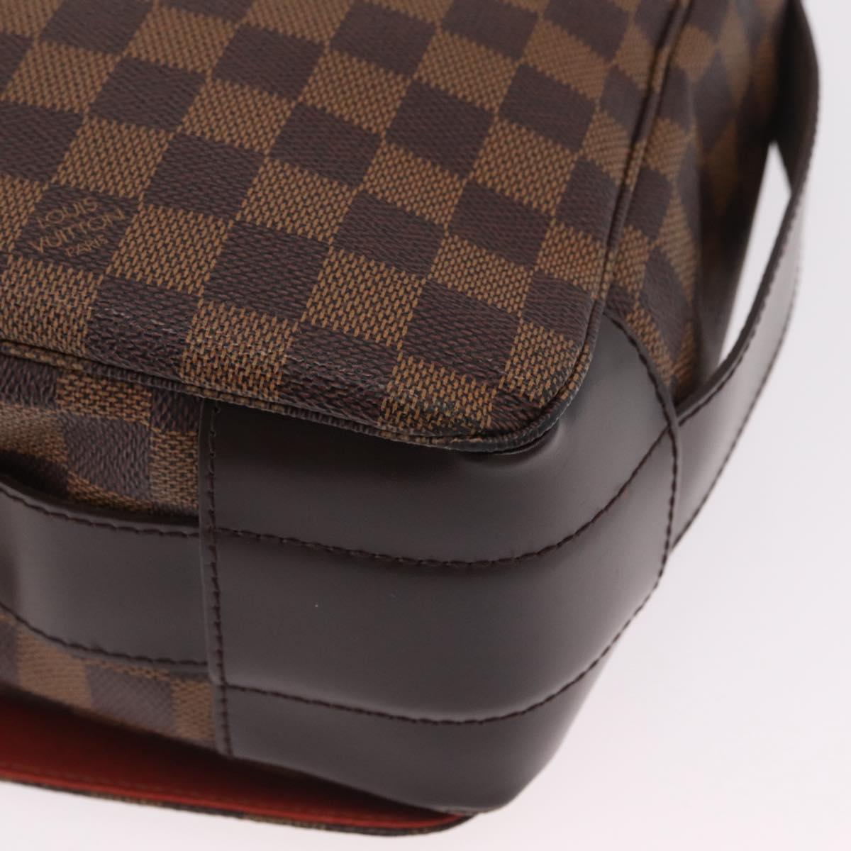 LOUIS VUITTON Damier Ebene Bastille Shoulder Bag N45258 LV Auth 205113V