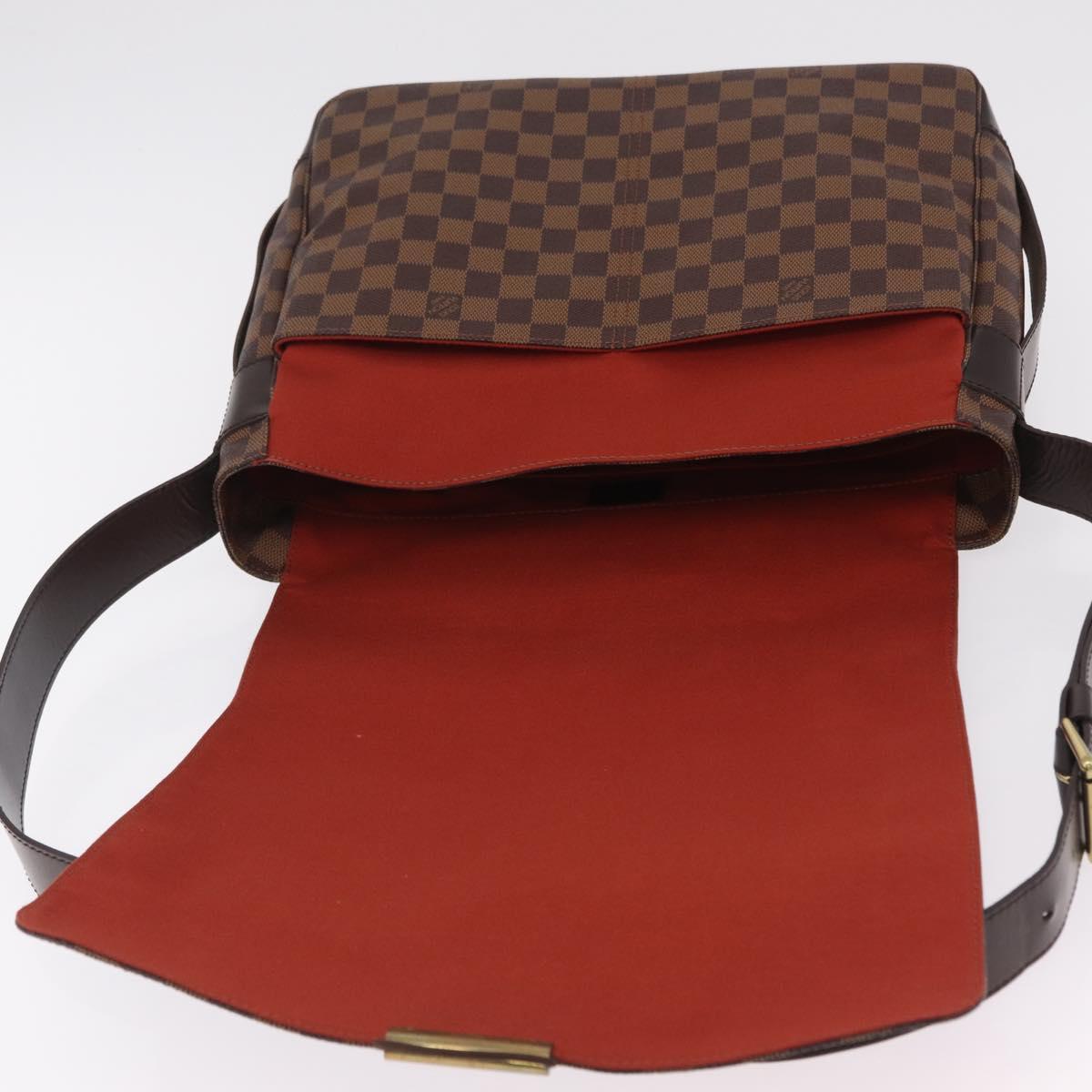 LOUIS VUITTON Damier Ebene Bastille Shoulder Bag N45258 LV Auth 205113V