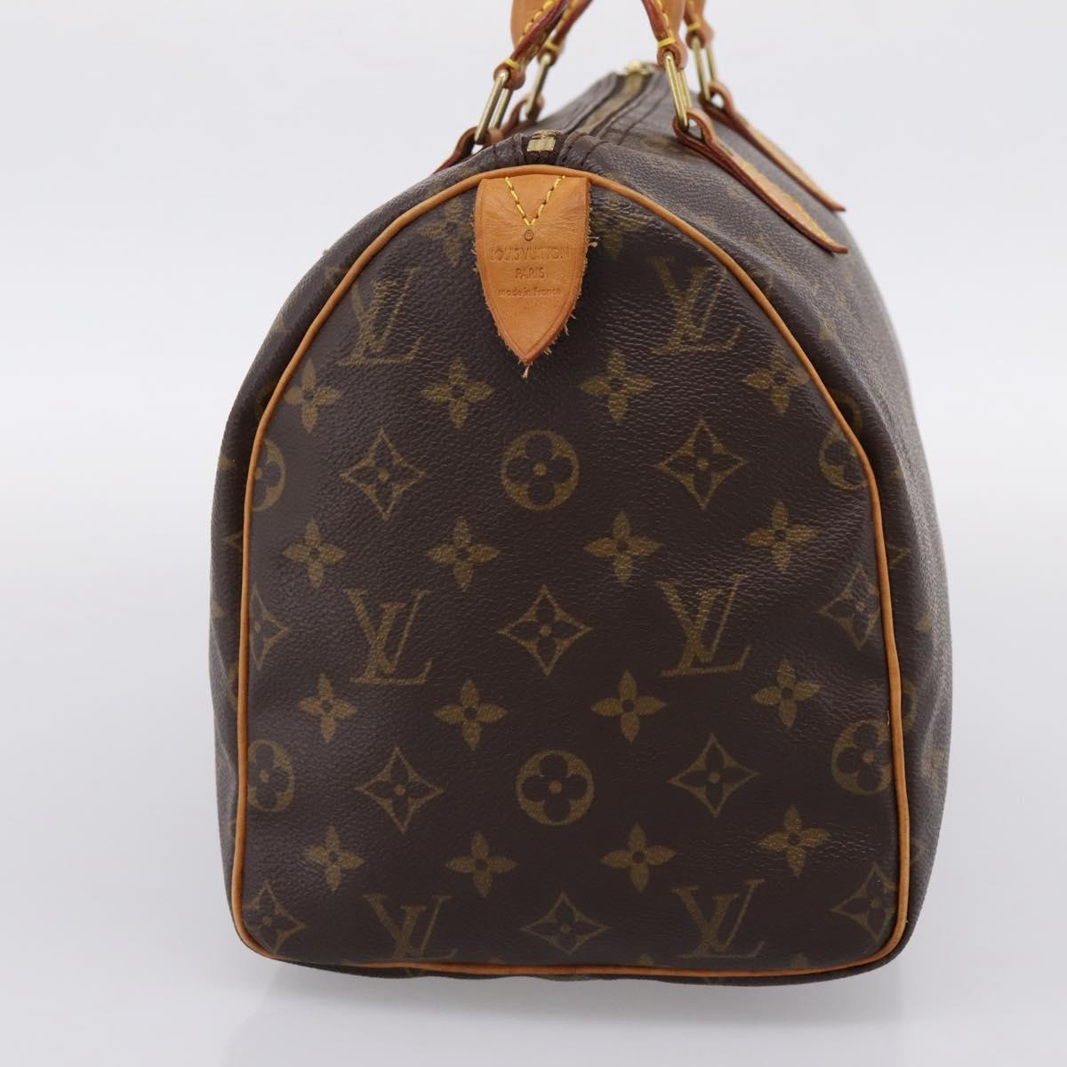 LOUIS VUITTON Monogram Speedy 30 Hand Bag M41526 LV Auth 205116V