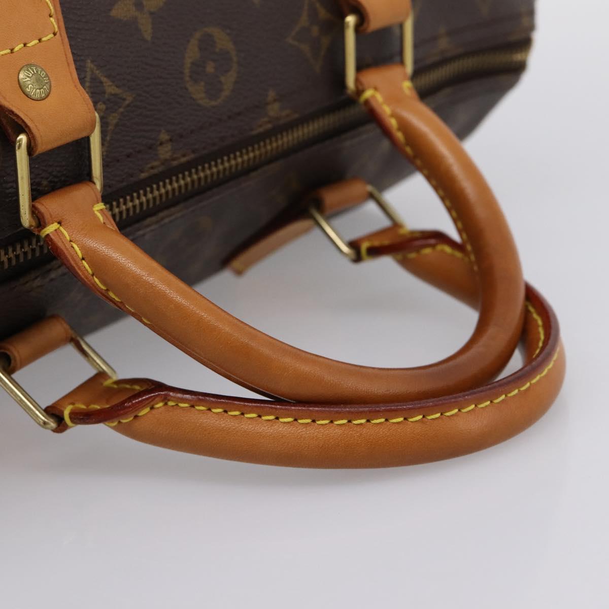 LOUIS VUITTON Monogram Speedy 30 Hand Bag M41526 LV Auth 205116V