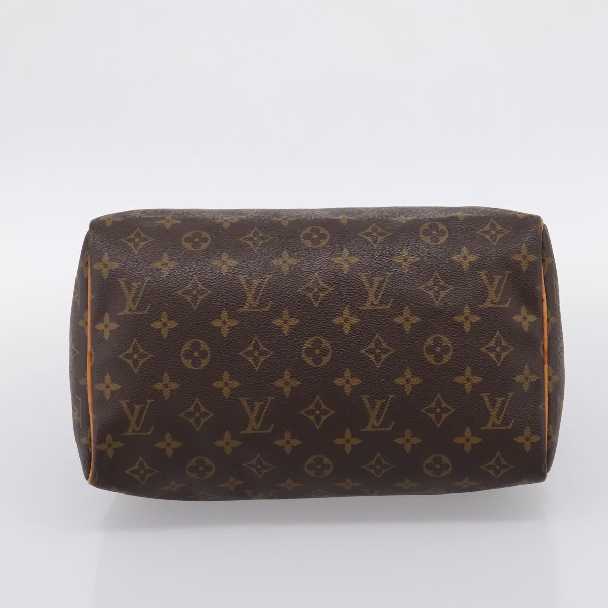 LOUIS VUITTON Monogram Speedy 30 Hand Bag M41526 LV Auth 205116V