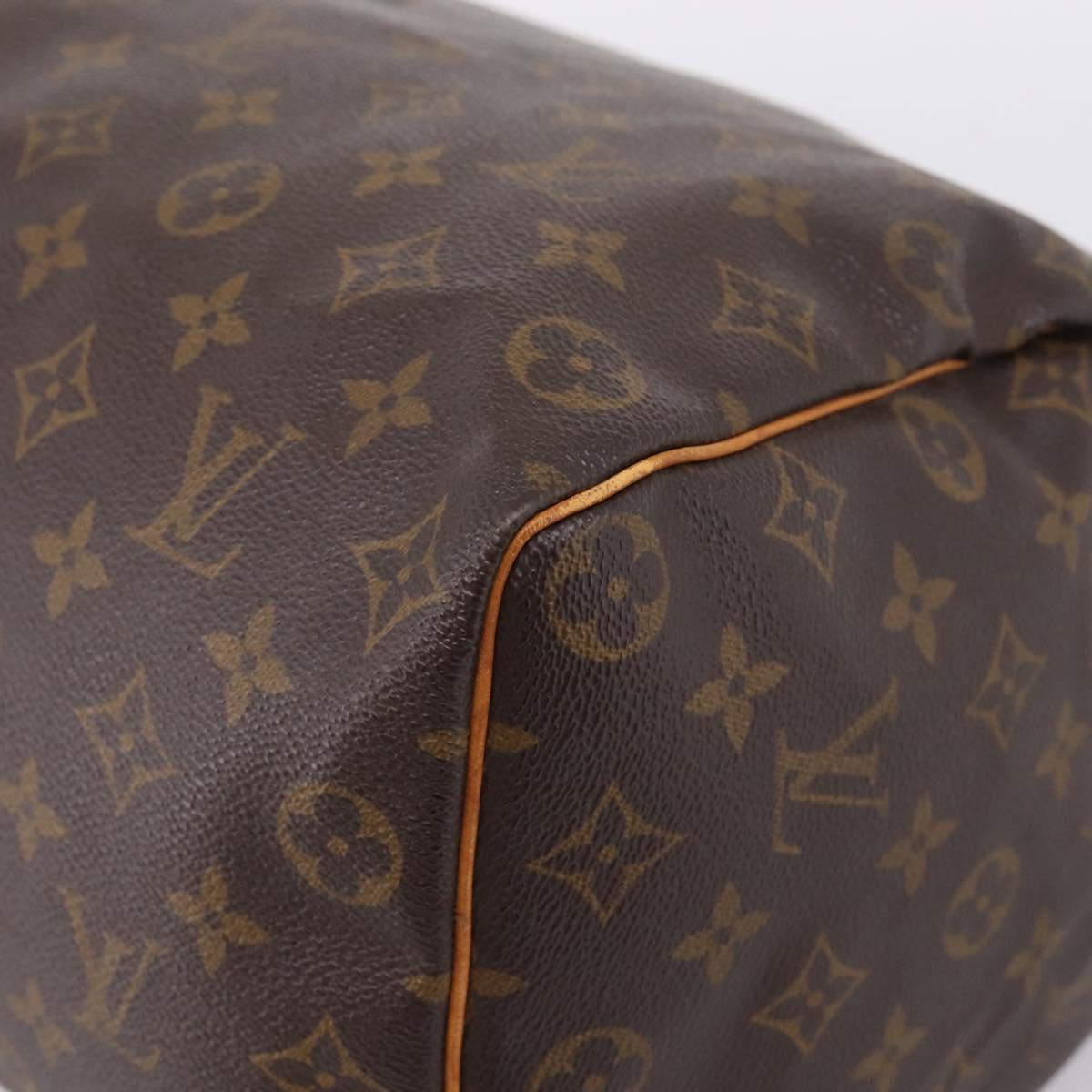 LOUIS VUITTON Monogram Speedy 35 Hand Bag M41524 LV Auth 205121