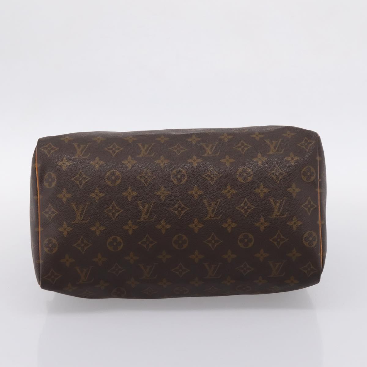 LOUIS VUITTON Monogram Speedy 35 Hand Bag M41524 LV Auth 205121