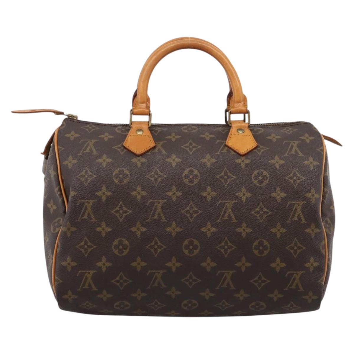 LOUIS VUITTON Monogram Speedy 30 Hand Bag M41526 LV Auth 205122V
