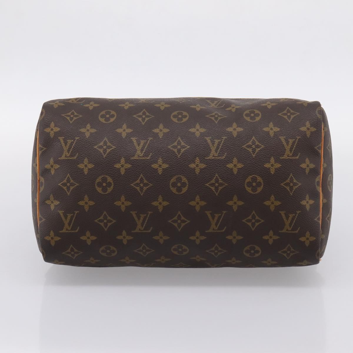 LOUIS VUITTON Monogram Speedy 30 Hand Bag M41526 LV Auth 205122V