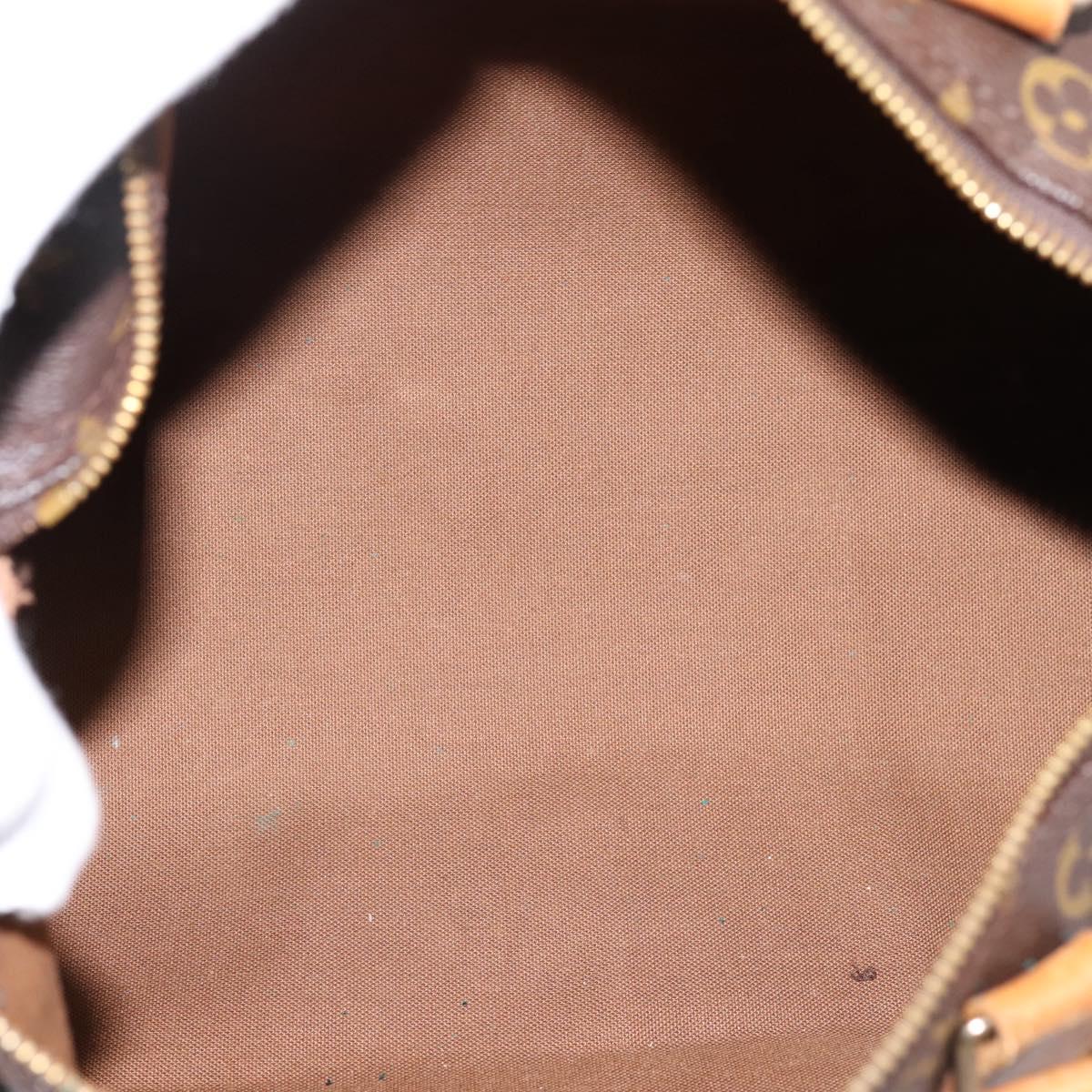 LOUIS VUITTON Monogram Speedy 30 Hand Bag M41526 LV Auth 205127