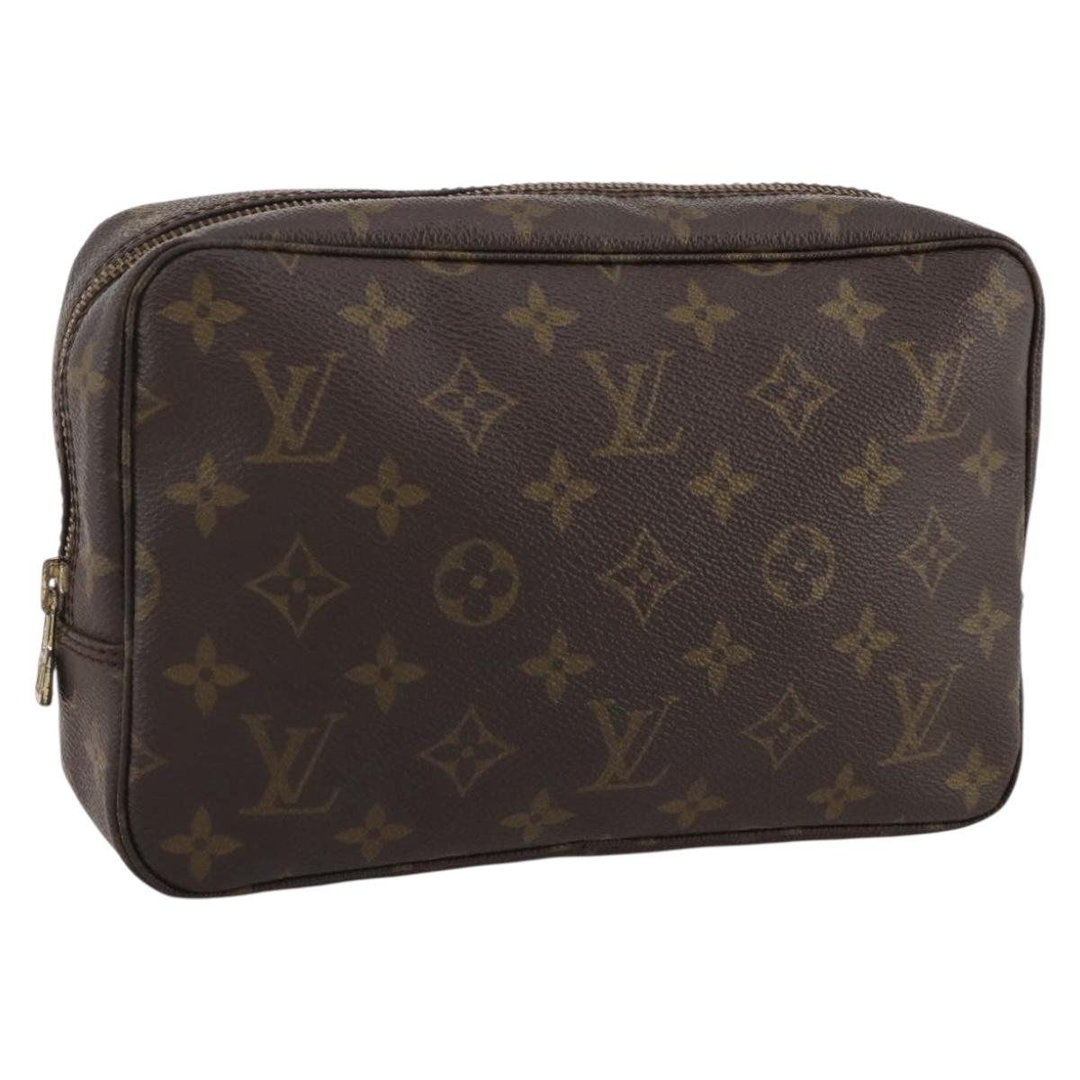 LOUIS VUITTON Monogram Trousse Toilette 23 Clutch Bag M47524 LV Auth 205129