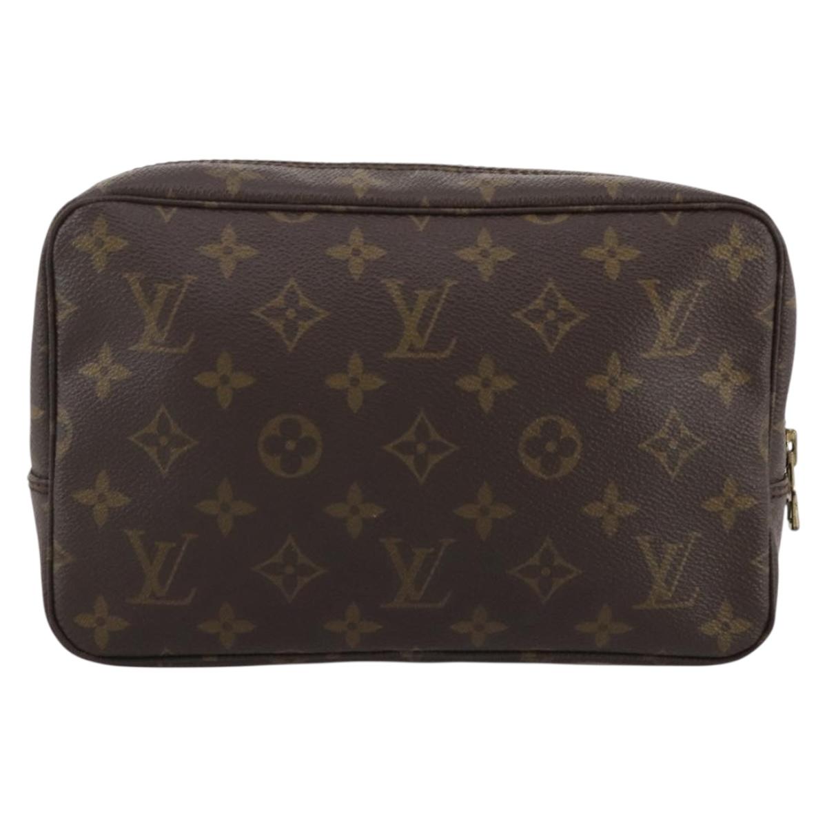 LOUIS VUITTON Monogram Trousse Toilette 23 Clutch Bag M47524 LV Auth 205129