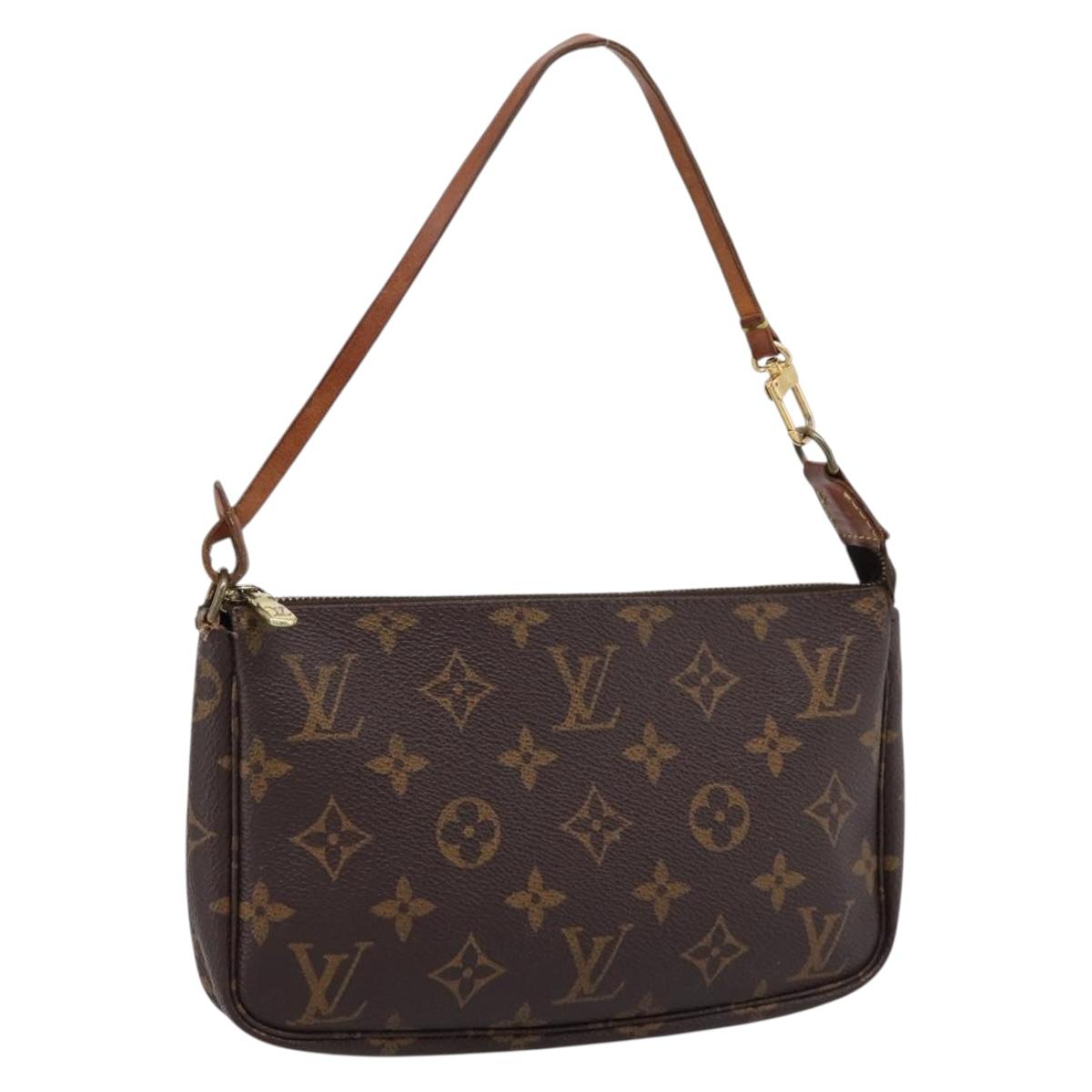 LOUIS VUITTON Monogram Pochette Accessoires Pouch M51980 LV Auth 205132