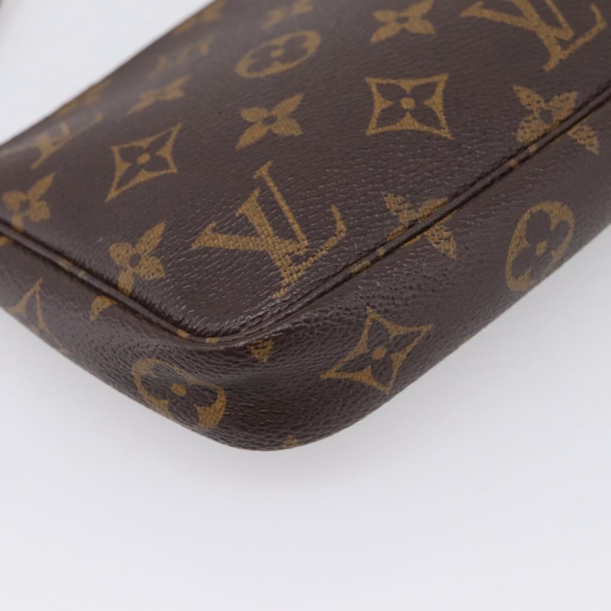 LOUIS VUITTON Monogram Pochette Accessoires Pouch M51980 LV Auth 205132