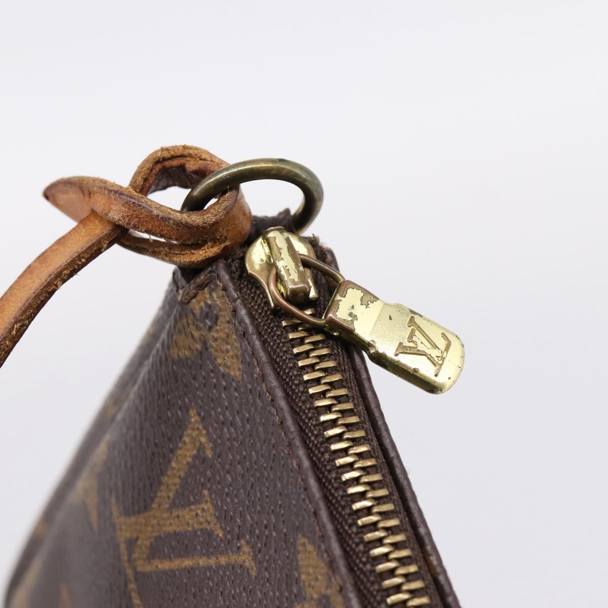 LOUIS VUITTON Monogram Pochette Accessoires Pouch M51980 LV Auth 205132