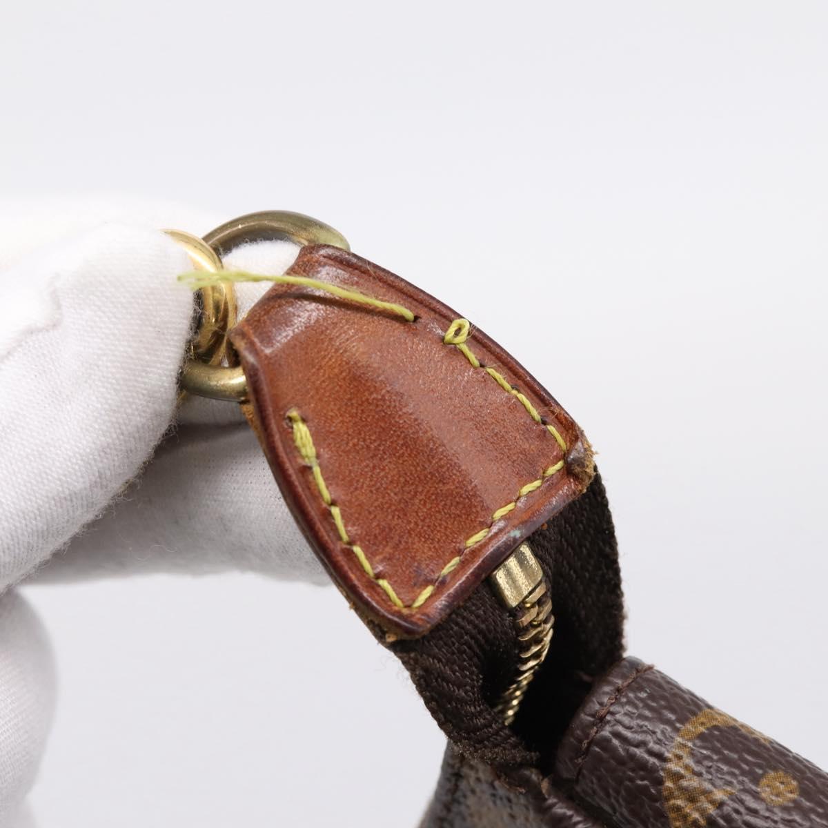 LOUIS VUITTON Monogram Pochette Accessoires Pouch M51980 LV Auth 205132