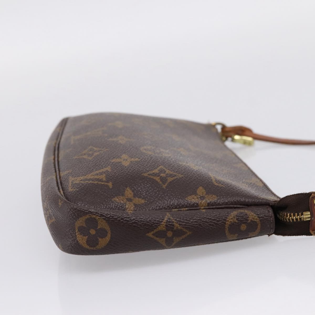 LOUIS VUITTON Monogram Pochette Accessoires Pouch M51980 LV Auth 205132