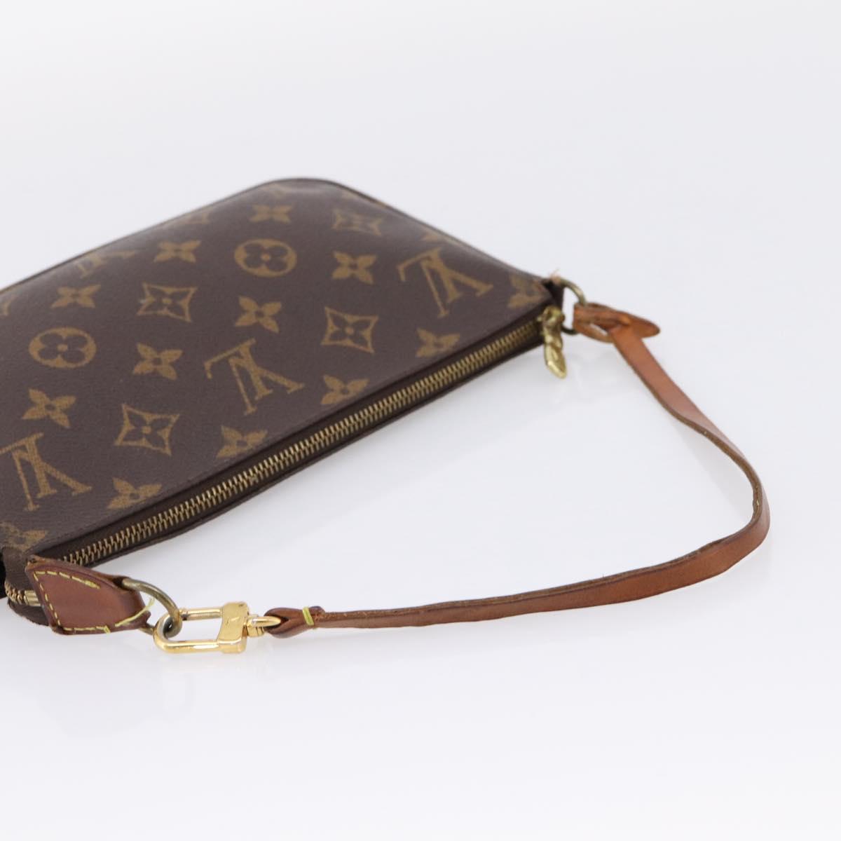 LOUIS VUITTON Monogram Pochette Accessoires Pouch M51980 LV Auth 205132