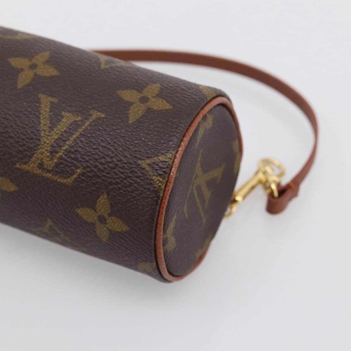 LOUIS VUITTON Monogram Papillon Pouch LV Auth 205133A