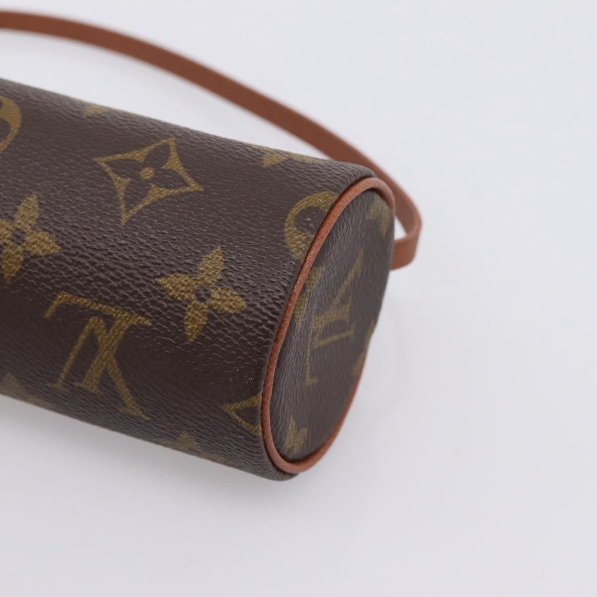 LOUIS VUITTON Monogram Papillon Pouch LV Auth 205133A