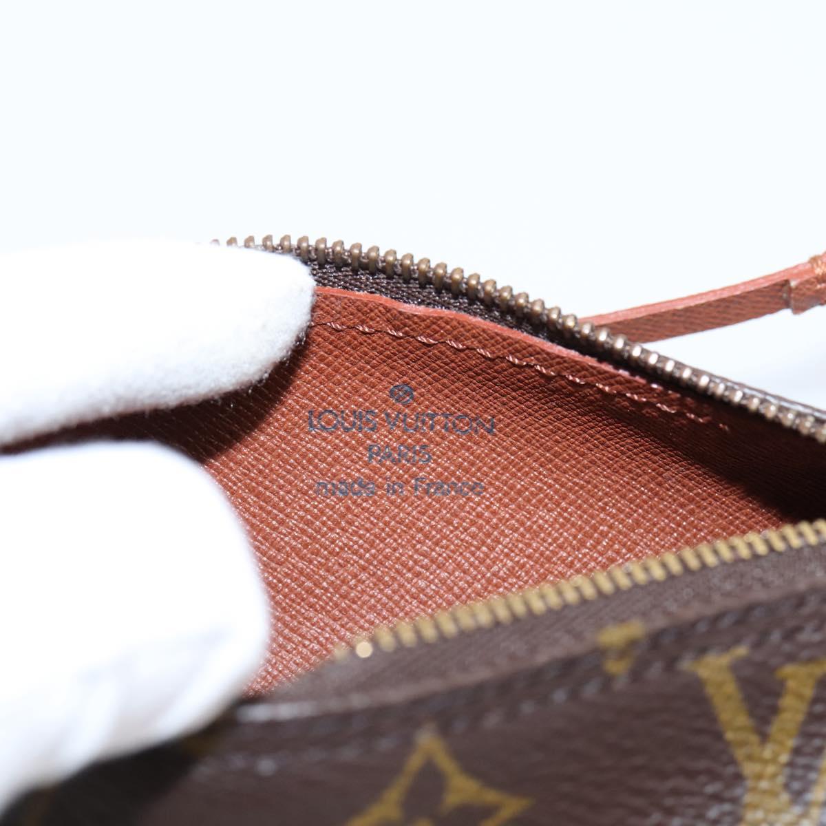 LOUIS VUITTON Monogram Papillon Pouch LV Auth 205133A