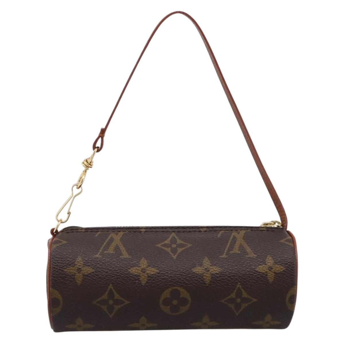 LOUIS VUITTON Monogram Papillon Pouch LV Auth 205133A