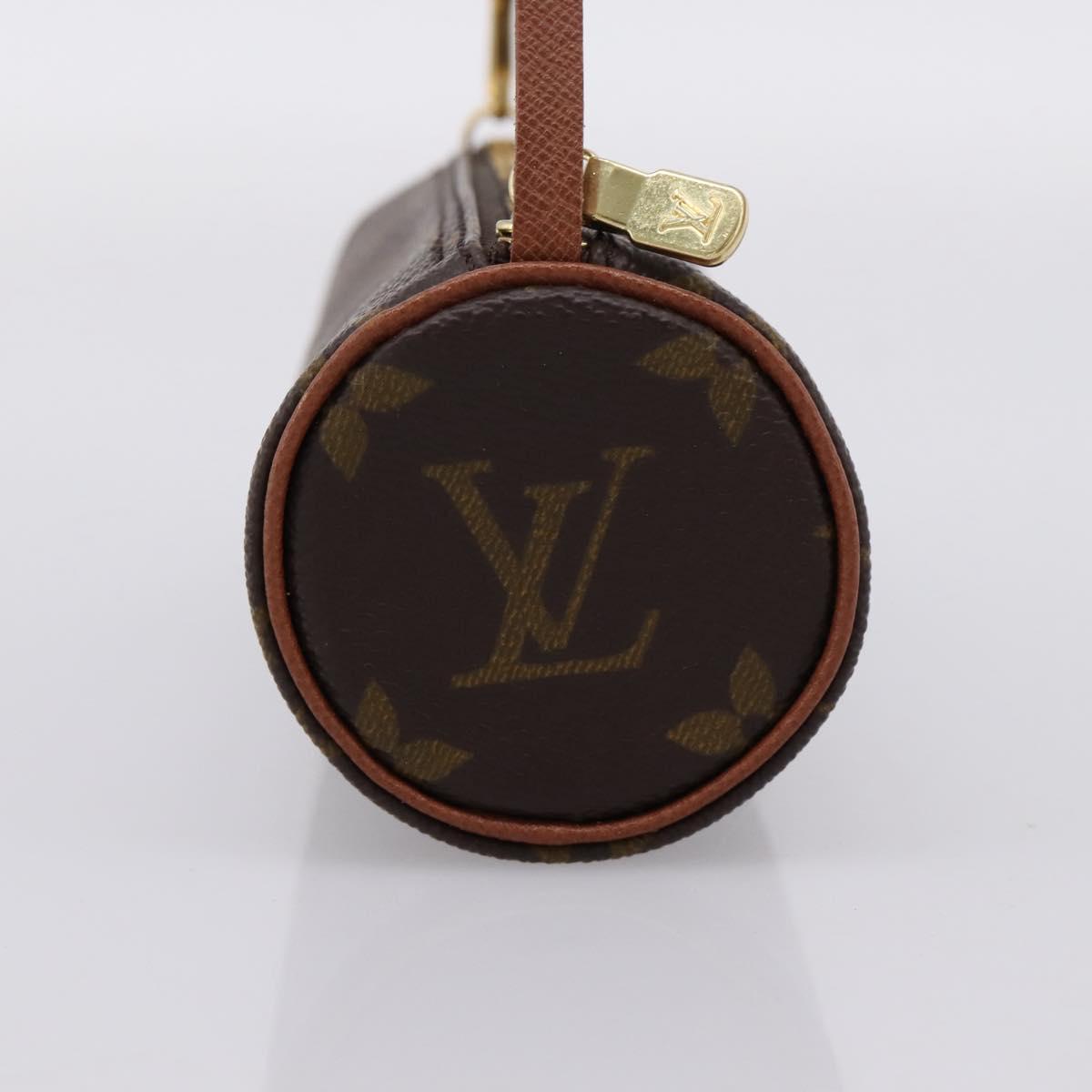 LOUIS VUITTON Monogram Papillon Pouch LV Auth 205133A