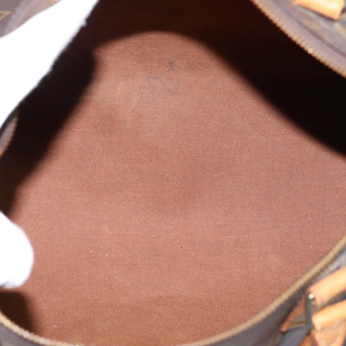 LOUIS VUITTON Monogram Speedy 30 Hand Bag M41526 LV Auth 205136